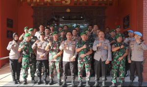 HUT Bhayangkara ke-77, Kodim 0718 Pati Beri Kejutan Kepada Polresta Pati
