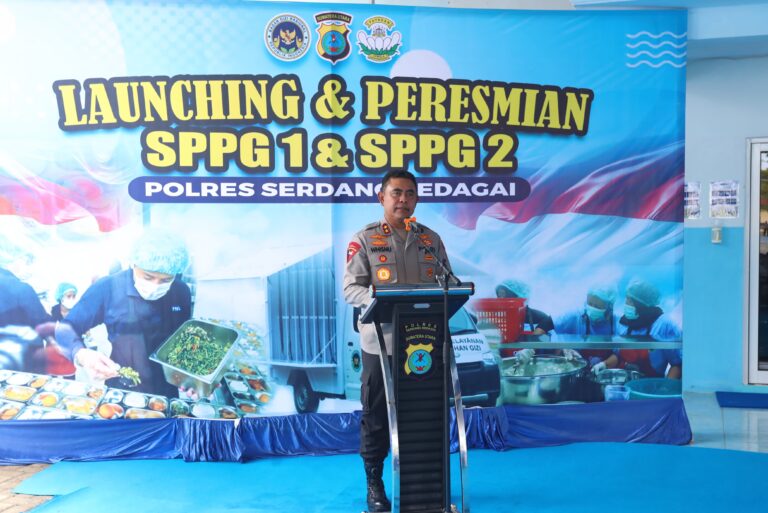 Kapolda Sumut Resmikan Dua SPPG di Serdang Bedagai, Tegaskan Komitmen  Dukung Program MBG Nasional