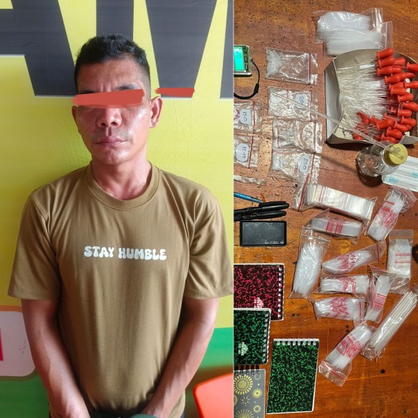 Sempat Kabur Lompat ke Sungai Saat Digrebek, Bandar Sabu di Desa Pamah Akhirnya Ditangkap di Aceh