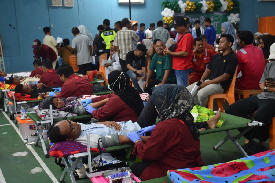 Wujudkan Budaya HSSE Generative, PT Pertamina Patra Niaga Refinery Unit Dumai Sumbang 600 Kantong Darah Peringati Bulan K3 2026