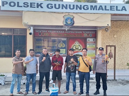 Sembunyi di Dalam Lemari, Pelaku Pencuri Dua HP di Cafe Pondok Melati Berhasil Diringkus Polsek Gunung Malela