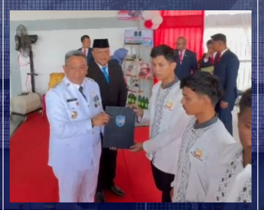 Bupati Rohul Anton Serahkan Remisi Umum dan Remisi Dasawarsa pada Warga Binaan Lapas Pasir Pengaraian