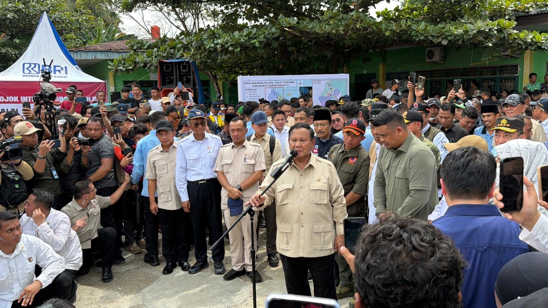 Polda Sumut Kawal Ketat Kunjungan Presiden RI ke Lokasi Pengungsian Banjir di Tanjung Pura
