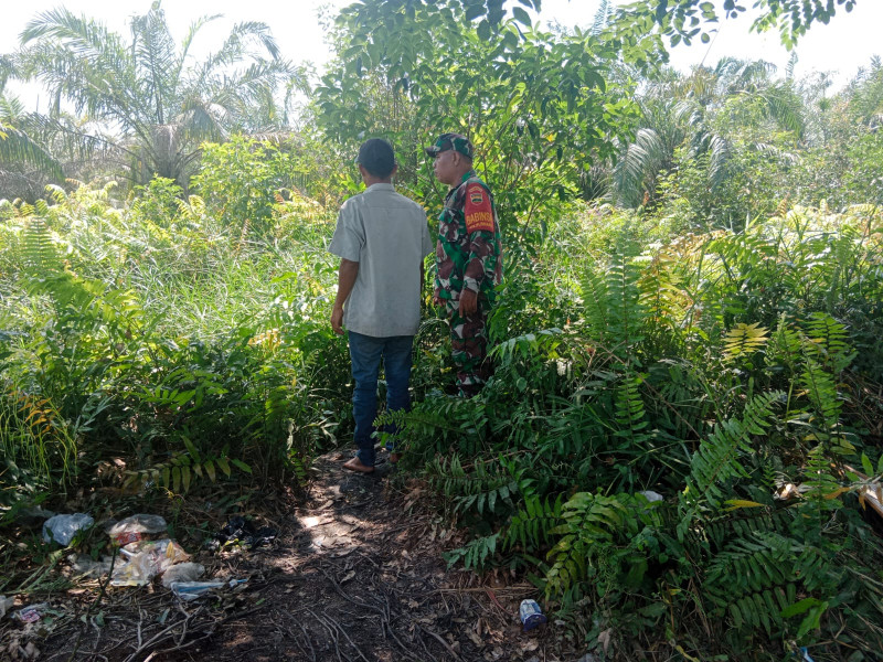 Sertu Mahyudin Dari Koramil 01/Dumai Intensifkan Patroli Karhutla di Wilayah Rawan Kebakaran