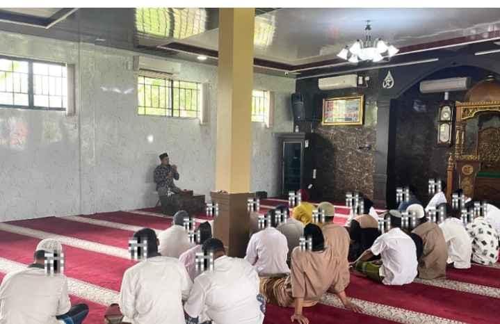 Lapas Kelas II B Pasir Pengaraian Terapkan Program Bina Spritual Dengan Pengajian