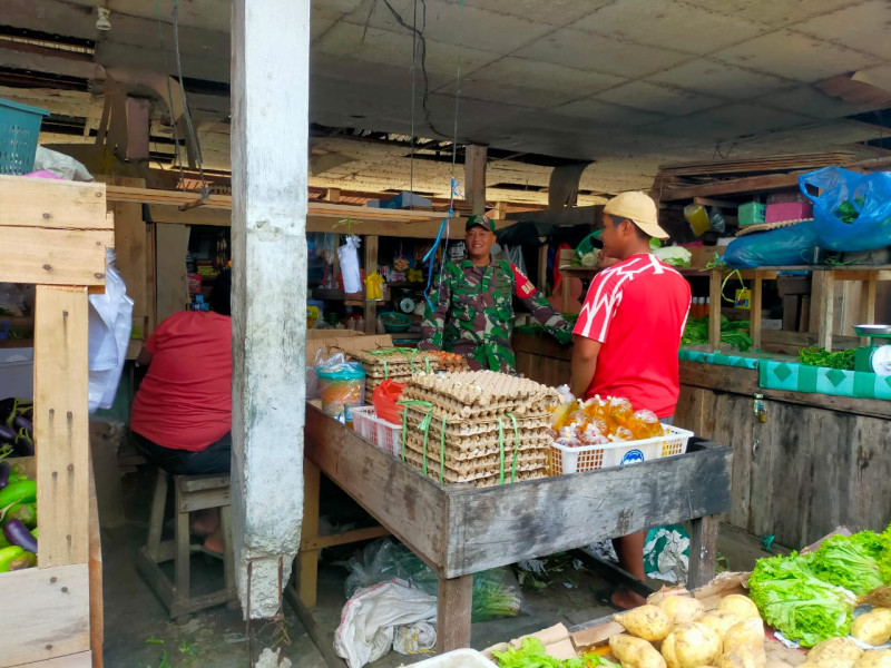 Serda Ansari Jelaskan Komsos Jalin Silaturahmi dan Pantau Harga di Pasar Suka Ramai