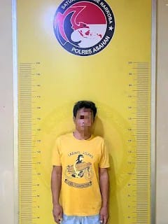 Satres Narkoba Polres Asahan Amankan Pria  Pengedar Sabu, Sita 19,60 Gram Barang Bukti