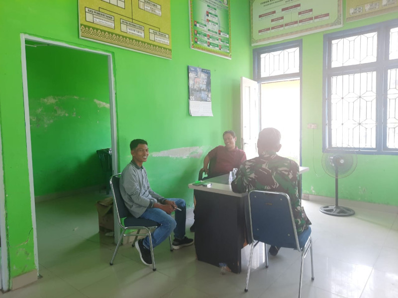 Antusiasme Masyarakat Pada Giat Komsos Pelda Andre