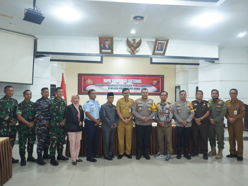 Letkol Inf Antony Tri Wibowo Pastikan Kesiapan Pengamanan PSU 2024 di Dumai