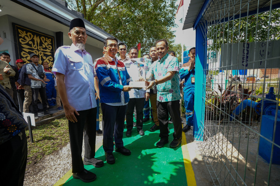 PT KPI Kilang Dumai dan Perumdam Tirta Dumai Bersama Gelar Seremonial Penerimaan Air Bersih