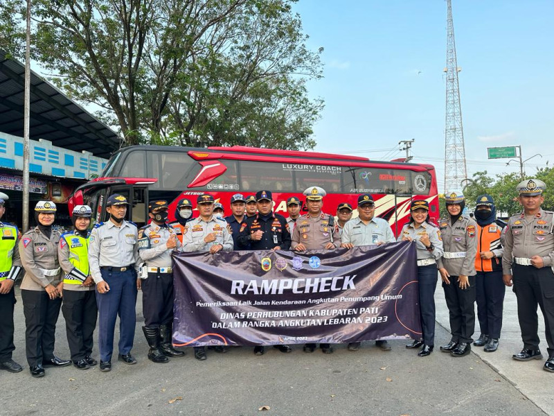 Jelang Mudik Idul Fitri 1444 H, Kasat Lantas Polresta Pati Mulai Cek Angkutan Lebaran