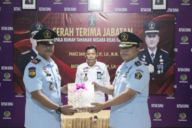 Bastian Manalu Gantikan Pance Daniel Sebagai Kepala Rutan Dumai
