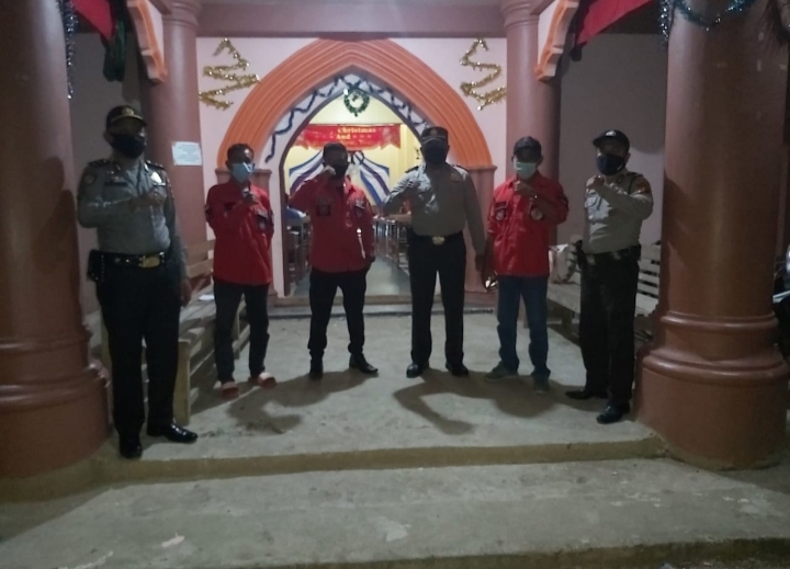 Giat Kapolsek Tandun Gandeng Pemuda Batak Bersatu Pengamanan Malam Pergantian Tahun