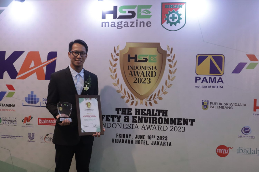 Terapkan Aspek HSSE Secara Berkelanjutan, PT KPI Unit Dumai Raih Penghargaan 4 Stars Gold di HSEIA 2023
