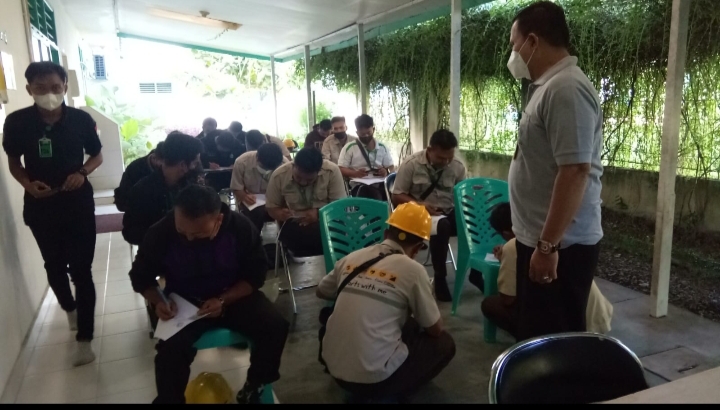 Kolaborasi Dengan BNN, Apical Dumai Kembali Laksanakan Test Urine