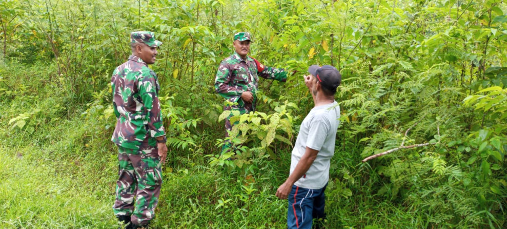 Babinsa Tekankan Bahaya Karhutla dan Pentingnya Pelaporan Cepat