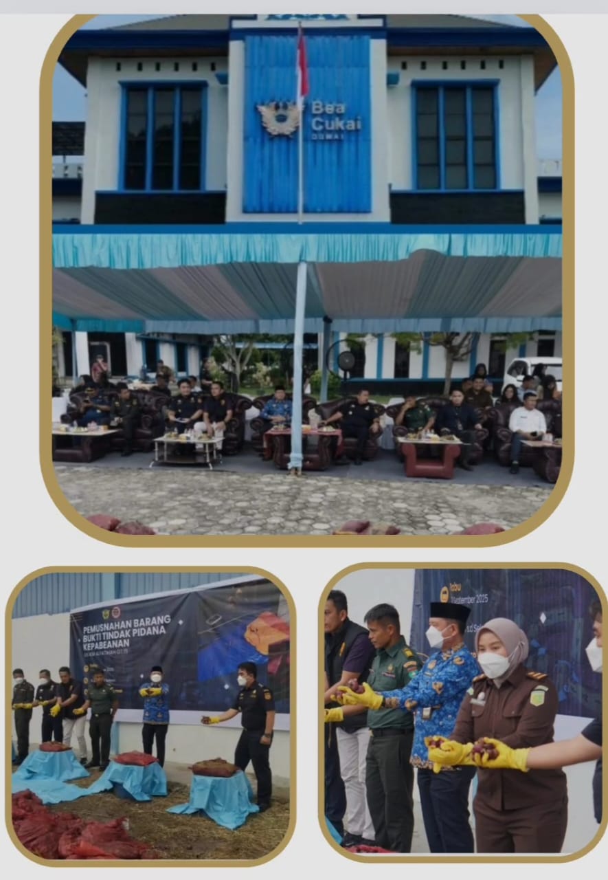 Musnahkan 24.120 Kg Bawang, Bea Cukai Dumai Tetapkan 3 Tersangka