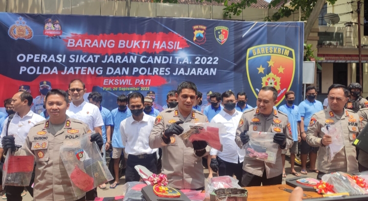 Kurun Waktu 20 Hari, Satreskrim Polres Blora Ungkap 5 Kasus Curanmor Dan Amankan 6 Tersangka