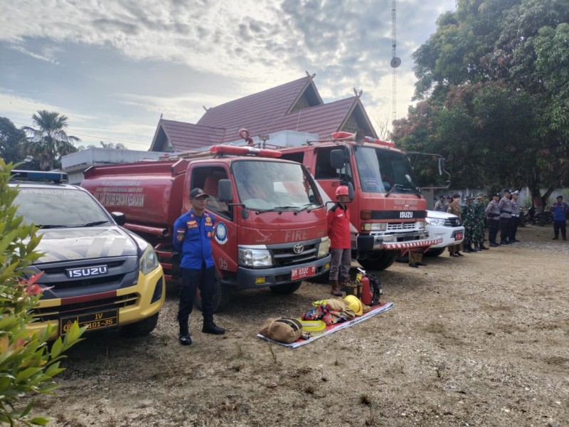 Apel Siaga Karhutla Kepenuhan Hulu, Forkopimcam Perkuat Komitmen Cegah Kebakaran Lahan