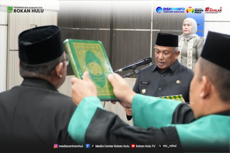 Bupati Antin Lantik Pejabat Eselon, Posisi Sekda Rohul Sementara Akan Ditunjuk PLH