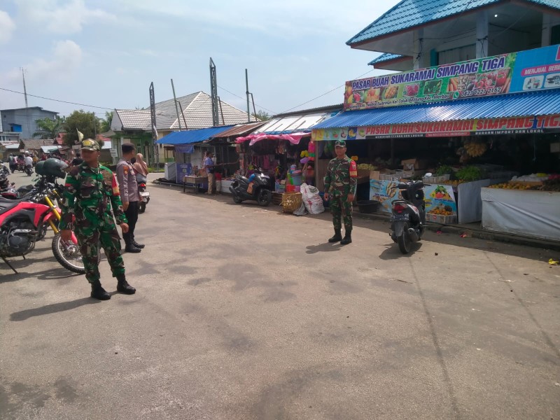 TNI-Polri Bersinergi, Pos Pam Teluk Belitung Siaga Jaga Keamanan Lebaran