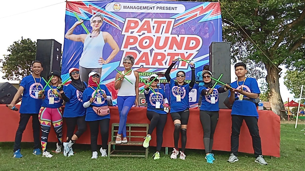 Booming Pati Pound Party Bersama NN Management di Lapangan Brimob