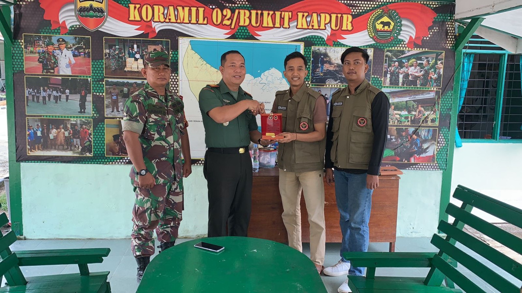 FKPT Bersilaturahmi Dengan Danramil 02 BK Kapten Arh M.I Daulay
