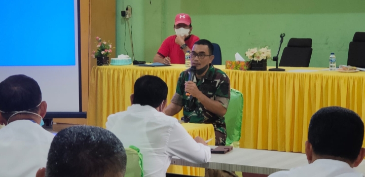 Kepala Desa Terpilih Dapat Pembekalan Wawasan Kebangsaan Dari Danramil 02 Rambah