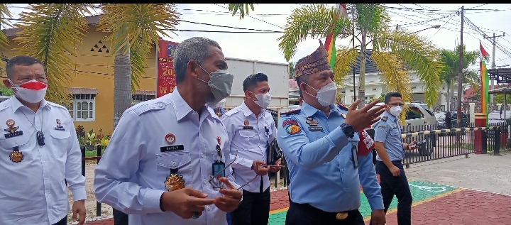 INSPEKTUR JENDERAL KUNJUNGI RUTAN DUMAI UNTUK BERIKAN PENGUATAN ZONA INTEGRITAS WBK / WBBM