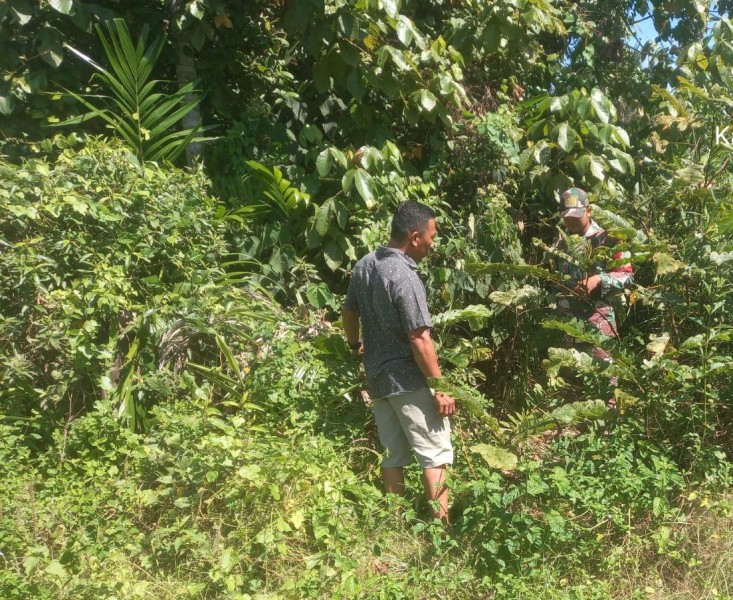 Pratu Hutagalung Gencar Edukasi Masyarakat Soal Dampak Kebakaran Lahan