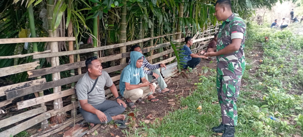 Aspek Keamanan dan Ketertiban Menjadi Fokus Praka Rahmad Dalam Komsosnya