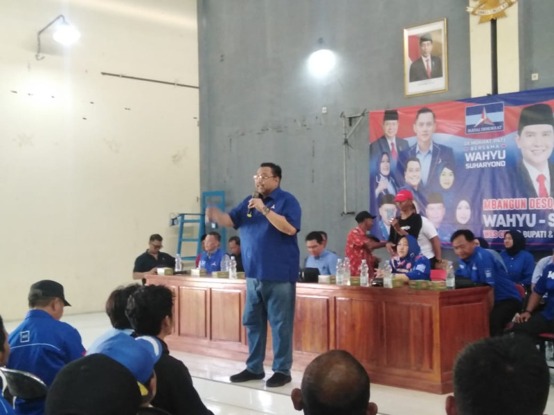 Gelar Konsolidasi, DPC Partai Demokrat Pati Siap Menangkan Pasangan Wahyu Indrialyanto - Suharyono Sebagai Calon Bupati Pati