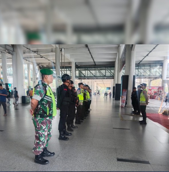 Sterilisasi dan Pengamanan Ketat Bandara Kualanamu, Gegana Brimob Sumut Siaga Penuh di Ops Ketupat Toba 2026