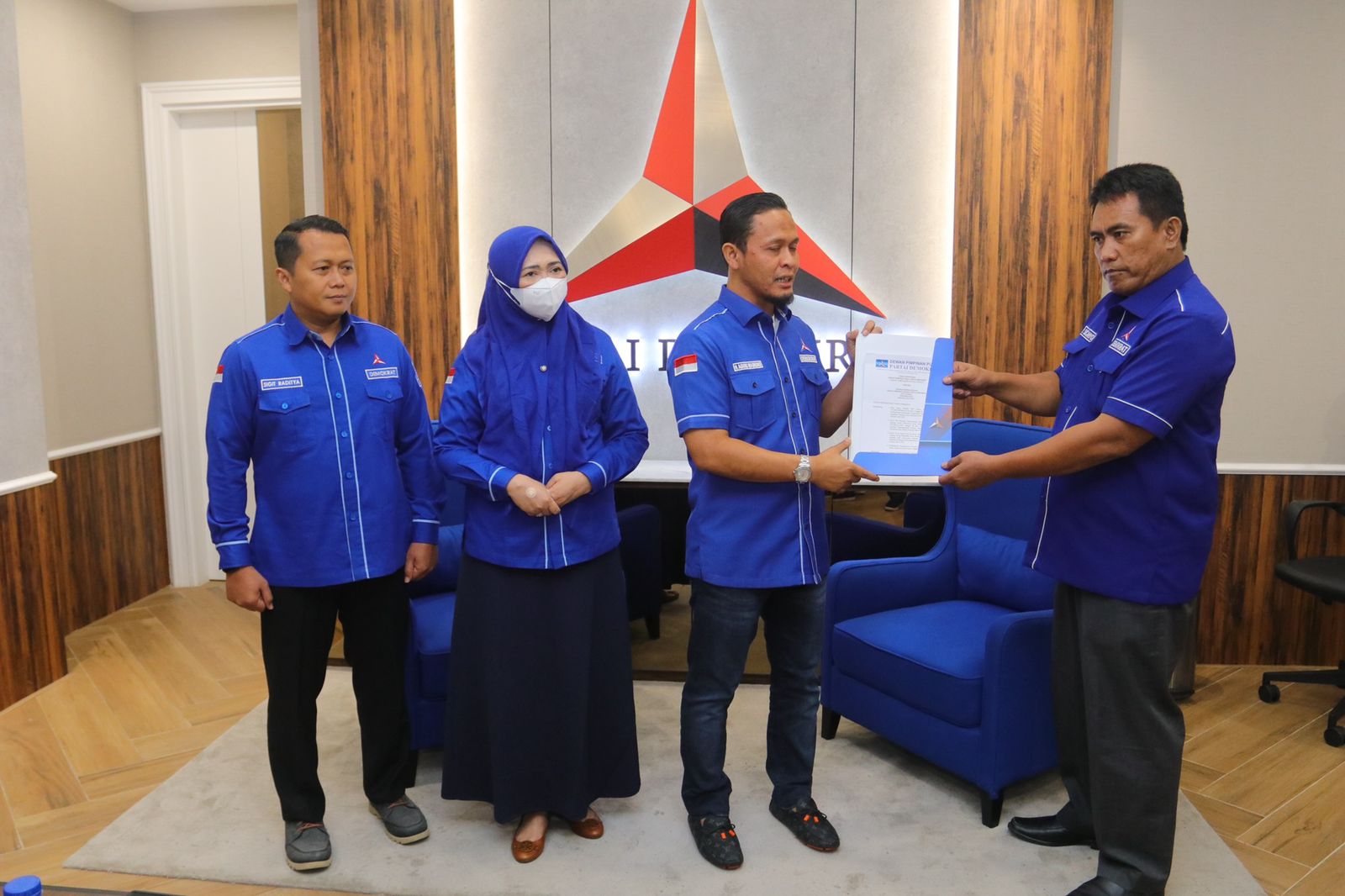 Terima SK dari DPP Demokrat, Cahyo Siap Menangkan Pemilu 2024