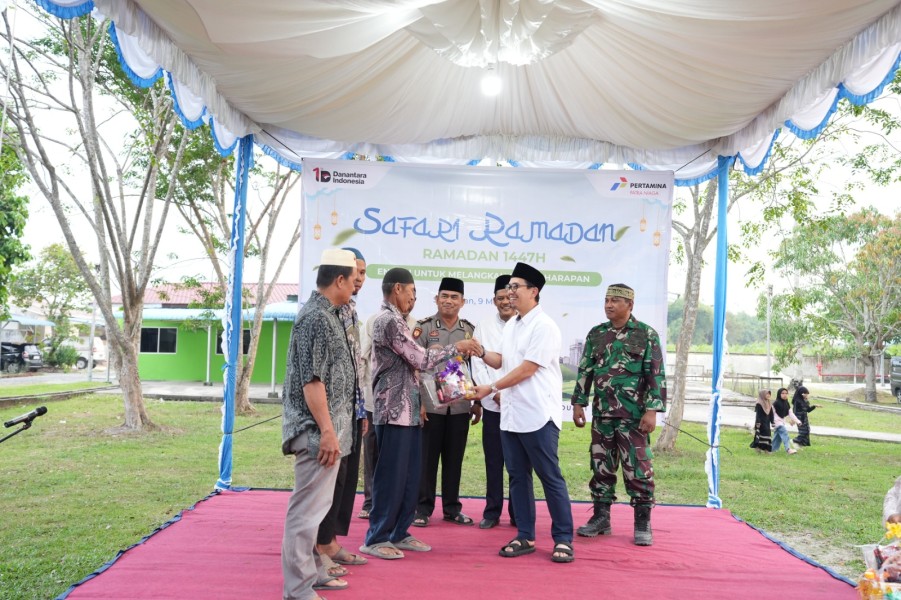 GM Kilang Pertamina Dumai Tutup Rangkaian Safari Ramadan di Unit Operasi Sungai Pakning, Salurkan Bantuan Sosial di Tiga Wilayah Operasional