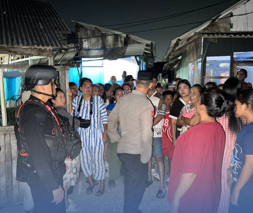 Jaga Stabilitas Keamanan, Brimob Sumut Turun Patroli di Kawasan Belawan