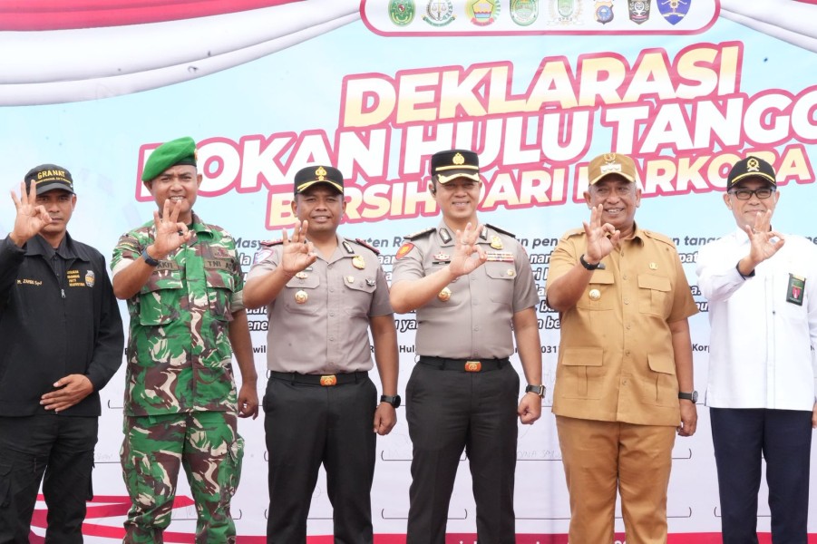Sinergi Total untuk Menutup Ruang Gerak Sindikat Narkoba, Pemkab dan Polres Rohul Kukuhkan Satgas serta Kampung Anti Narkoba 2026