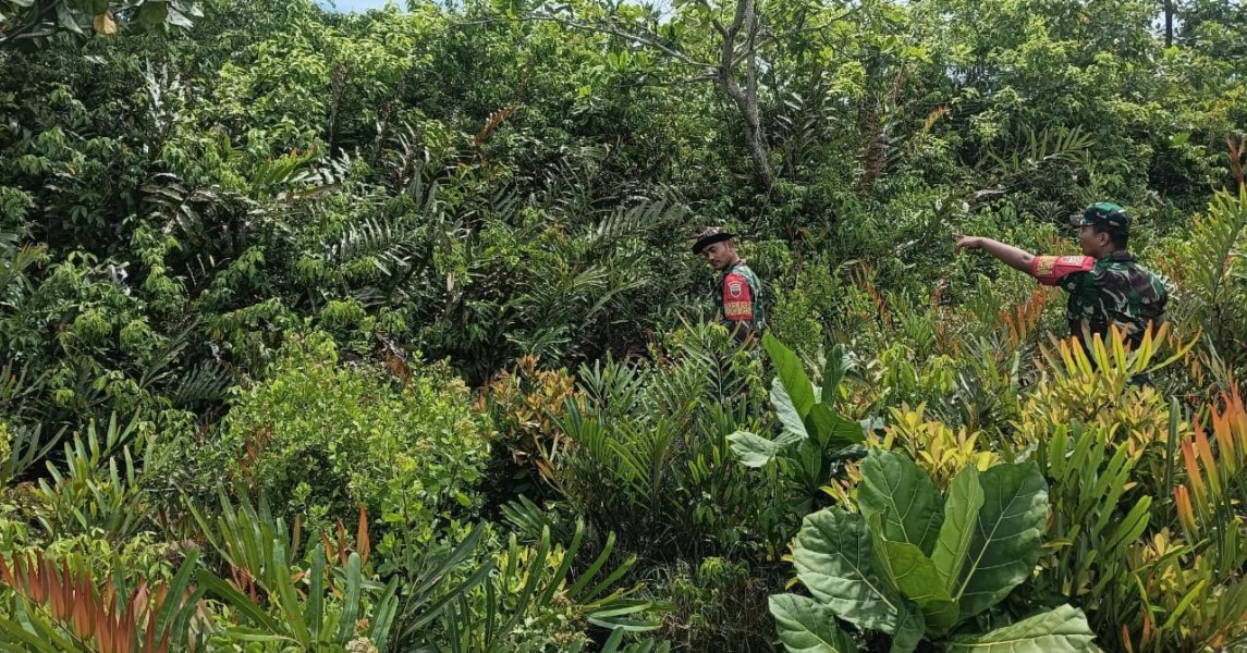 Sinergi Babinsa dan Masyarakat, Upaya Nyata Cegah Karhutla di Meranti