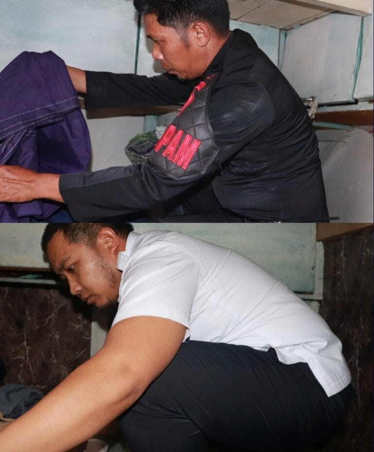 Lapas Kelas II B Pasir Pengaraian Razia Rutin Kamar Hunian Jaga Kamtib