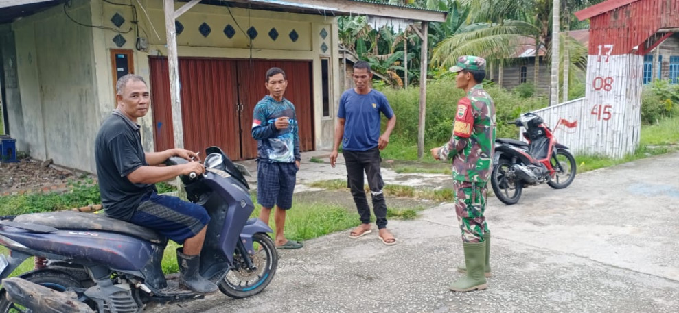 Komunikasi Sosial Babinsa, Upaya Jaga Stabilitas di Kampung Pancasila