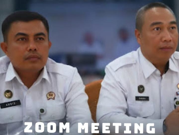 Permintaan Data Produk Unggulan dan Produksi Warga Binaan Secara Daring Zoom Meeting Diikuti Lapas Pasir Pengaraian