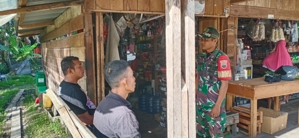 Serda C.J. Silalahi Tegaskan Pentingnya Siskamling dan Hidup Rukun di Kampung Pancasila