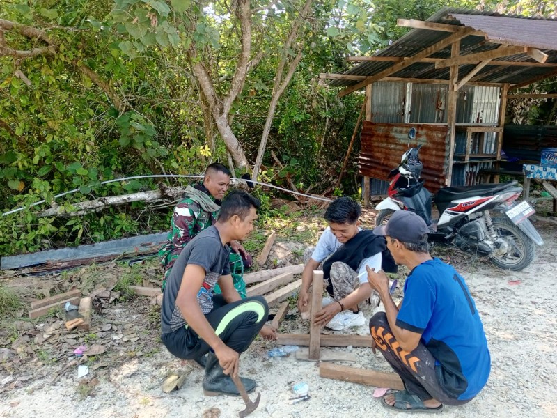 Babinsa Dorong Musyawarah Warga untuk Jaga Kondusivitas Wilayah