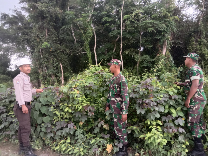 Giat Rutin Dari Babinsa Koramil 06 Merbau Dalam Mensosialisasikan Pencegahan Karhutla