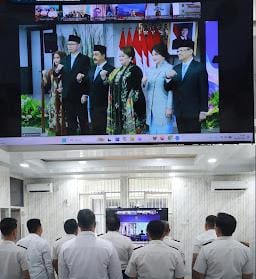 Aplikasi Zoom Meeting Aula Lapas Kelas IIB Pasir Pengaraian Dukung Agenda Kementerian