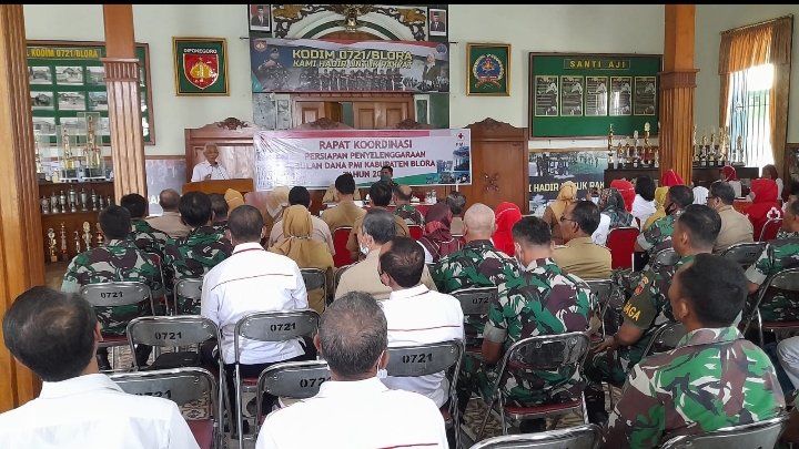 PMI Blora Persiapan Penyelenggaraan Bulan Dana Tahun 2022