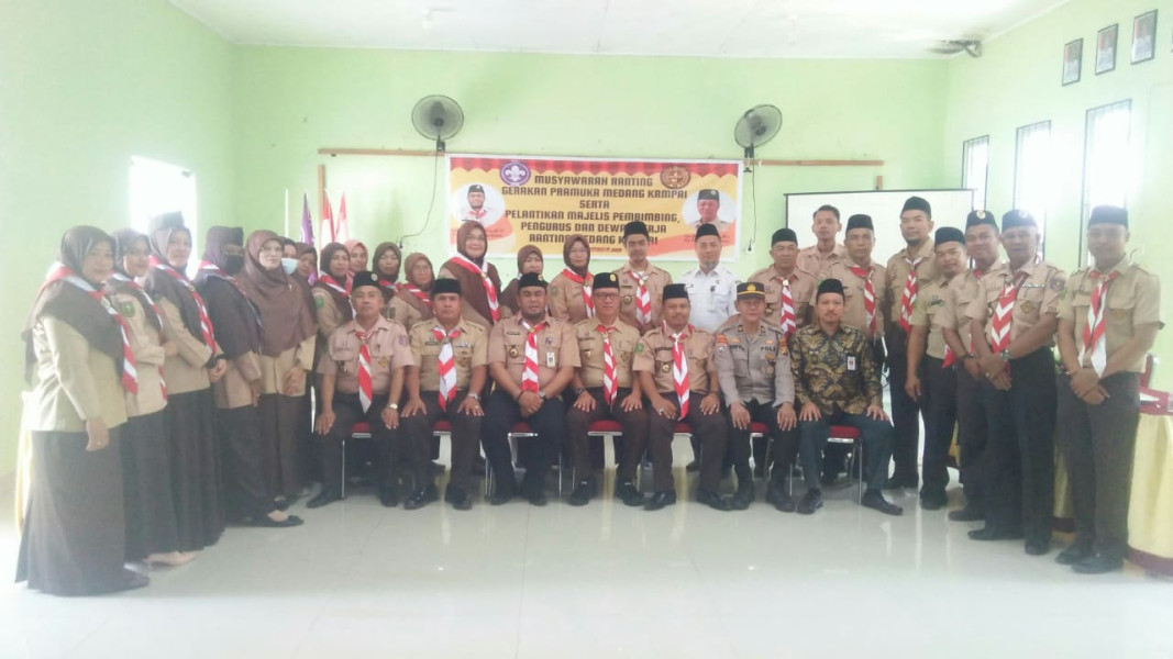 Berjalan Lancar, Musyawarah Pramuka Yang Dihadiri Oleh Pelda Hendrianto