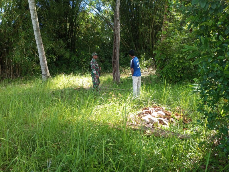 Serda Syahrul Ismail Tegaskan Komitmen Cegah Karhutla di Desa Sungai Anak Kamal