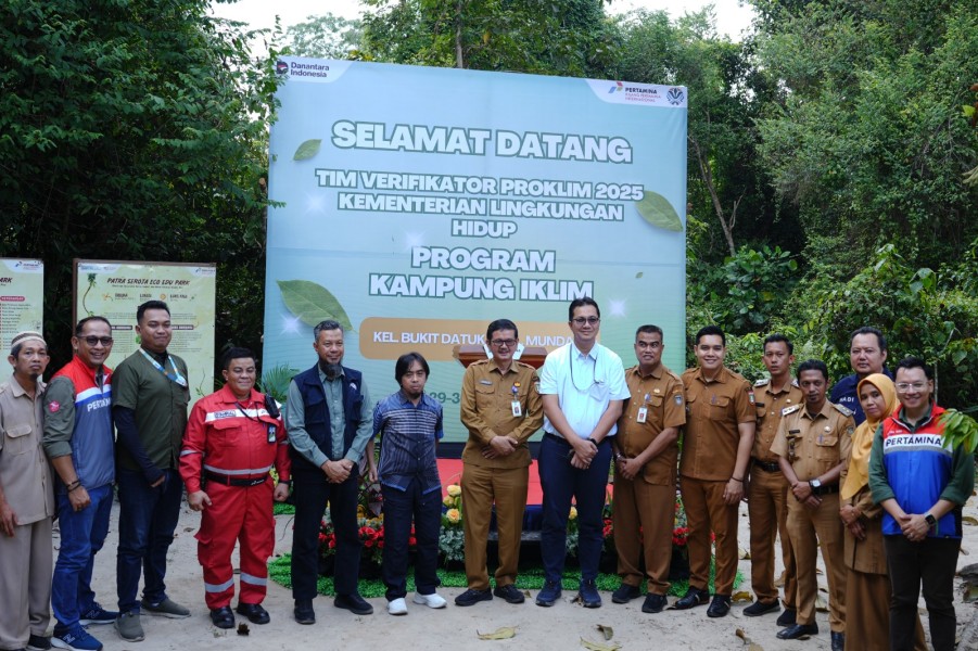 Kilang Pertamina Dumai Dukung Kelurahan Mundam dan Bukit Datuk Jalani Verifikasi Proklim Utama 2025 untuk Wujudkan Lingkungan Berkelanjutan