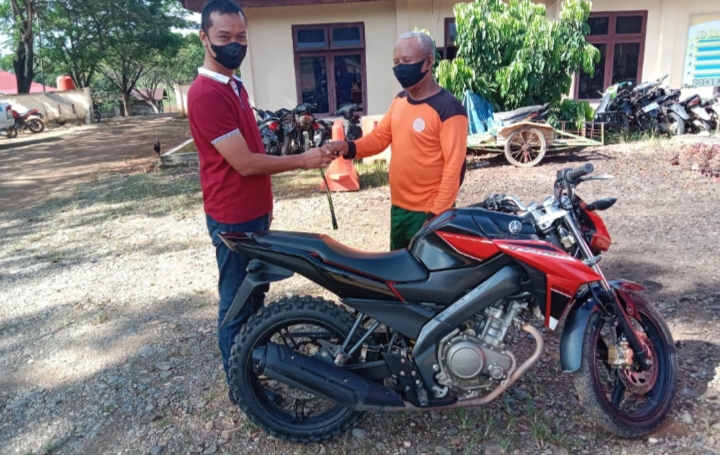 Polsek Tandun Berhasil Temukan Yamaha Vixion Milik Warga Puo Raya
